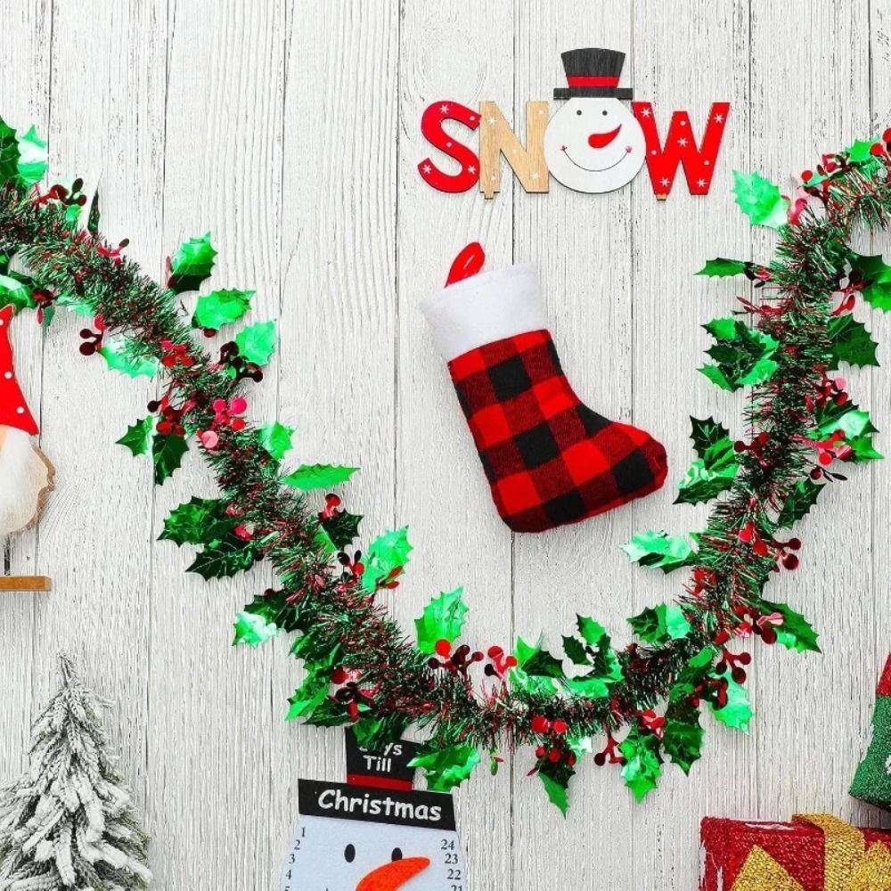 2 SZT. Wielorazowa girlanda św – Tinsel Garland Decoration recenzja i cena