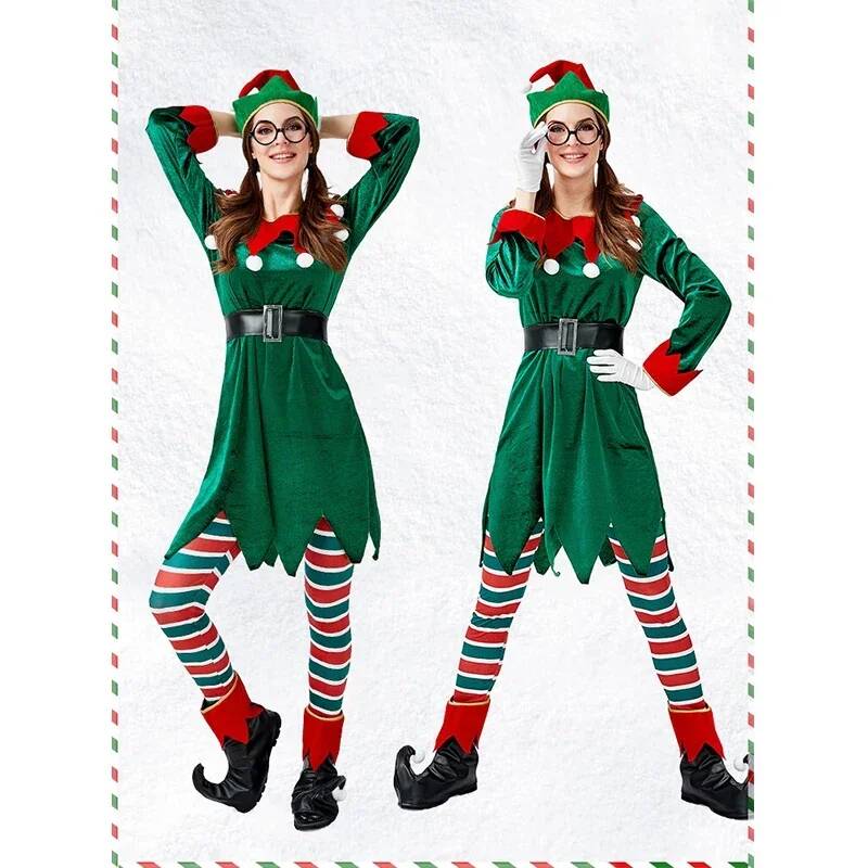 Kostium Świętego Mikołaja Prze – Elf Costume Christmas recenzja i cena