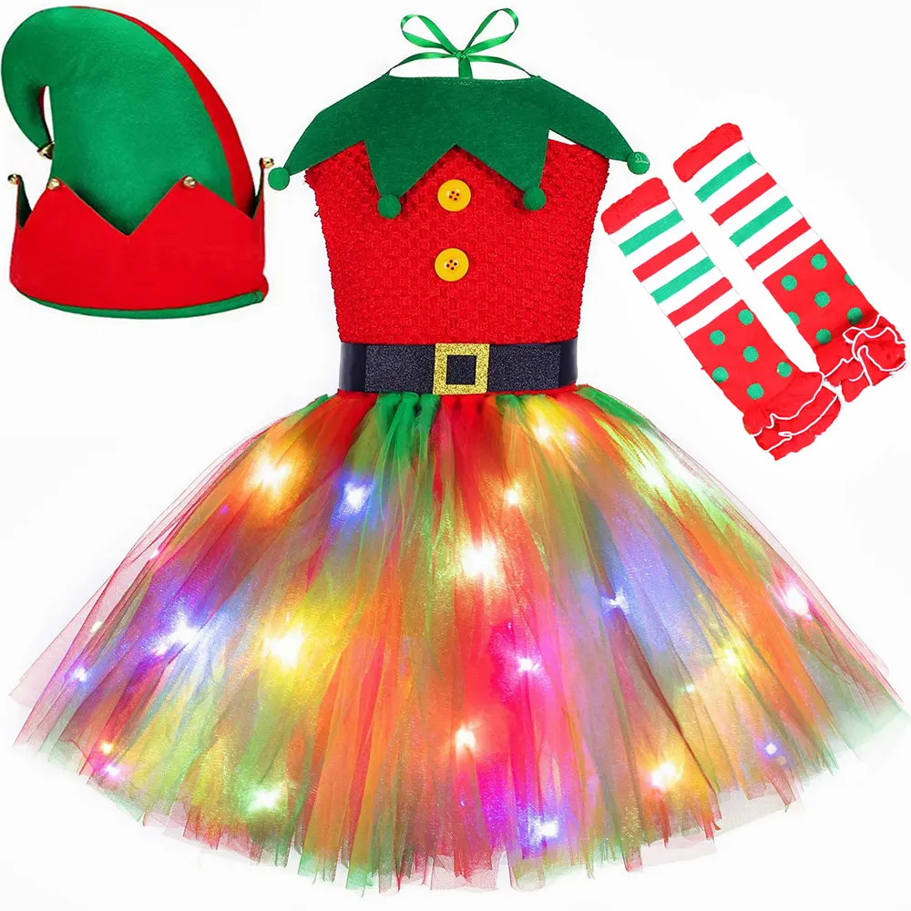 Sukienka tutu świąteczna czerw – Elf Costume Christmas recenzja i cena