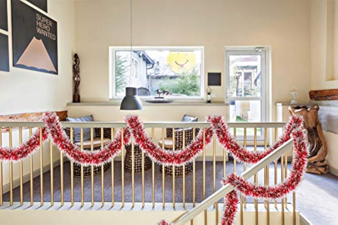 2M świąteczne metalowe serpent – Tinsel Garland Decoration recenzja i cena