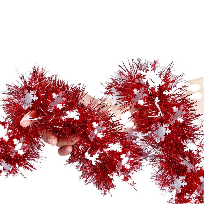 1 szt. Świąteczna girlanda z p – Tinsel Garland Decoration recenzja i cena