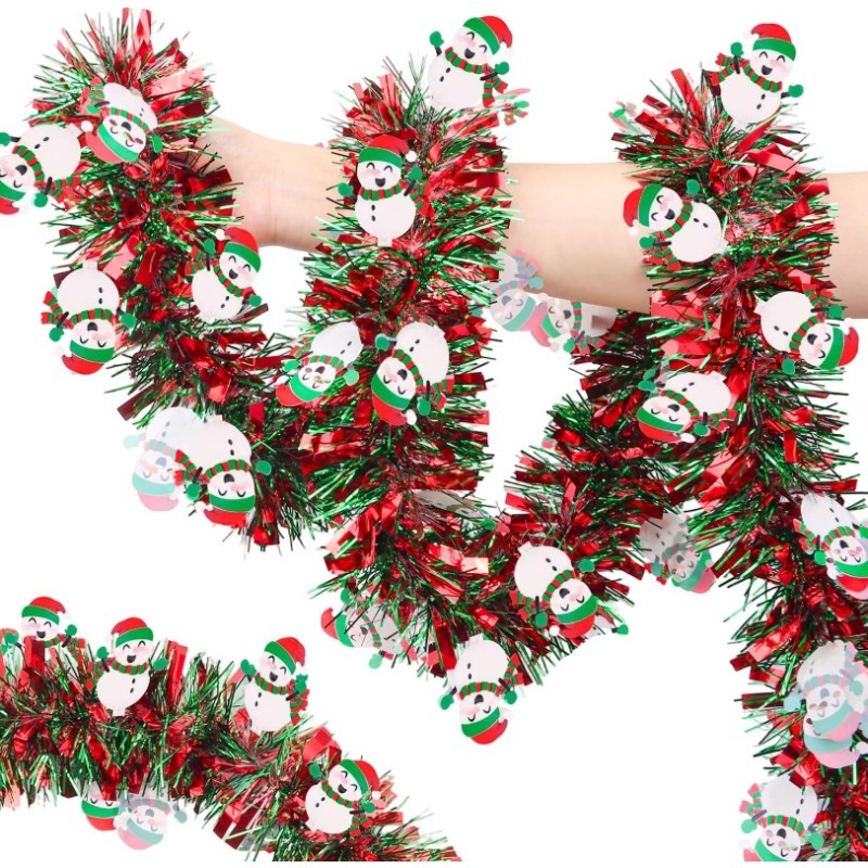 2M Czerwono-Zielona Girlanda Ś – Tinsel Garland Decoration recenzja i cena