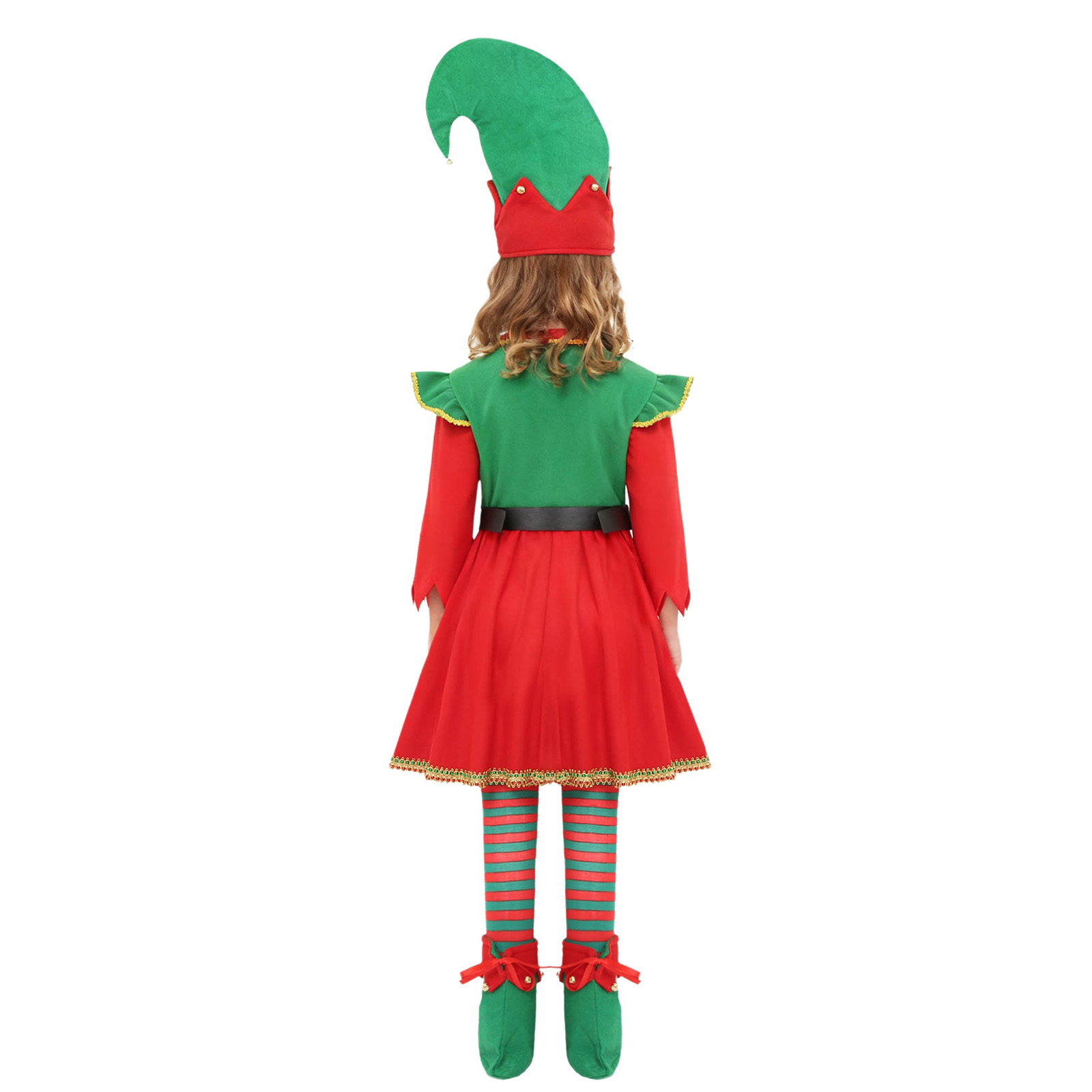 Strój Świąteczny Elfki, Pomocn – Elf Costume Christmas recenzja i cena