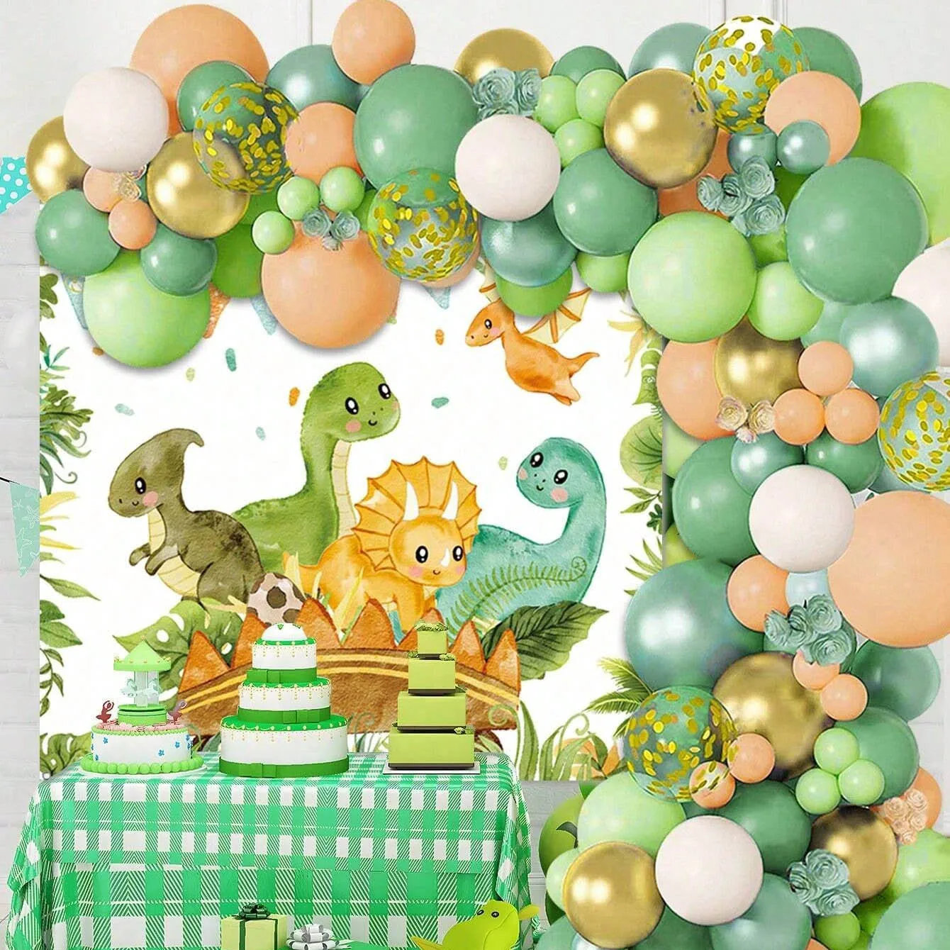 Zestaw balonów dinozaury łuk d – Tinsel Garland Decoration recenzja i cena