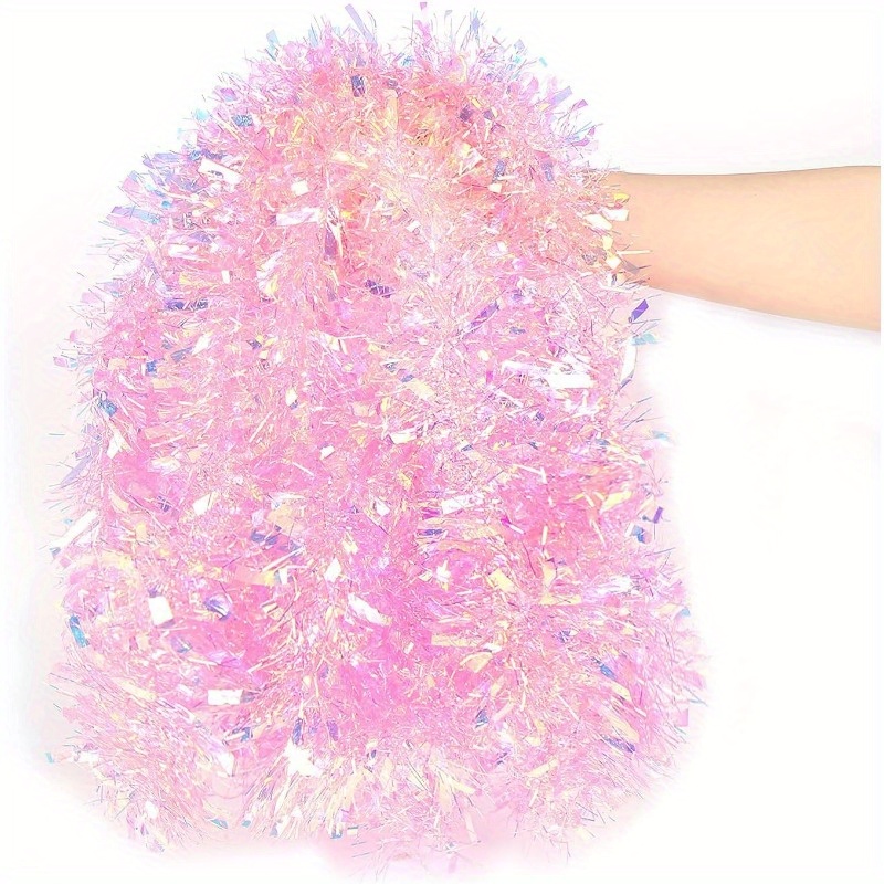 Różowa girlanda świąteczna o d – Tinsel Garland Decoration recenzja i cena