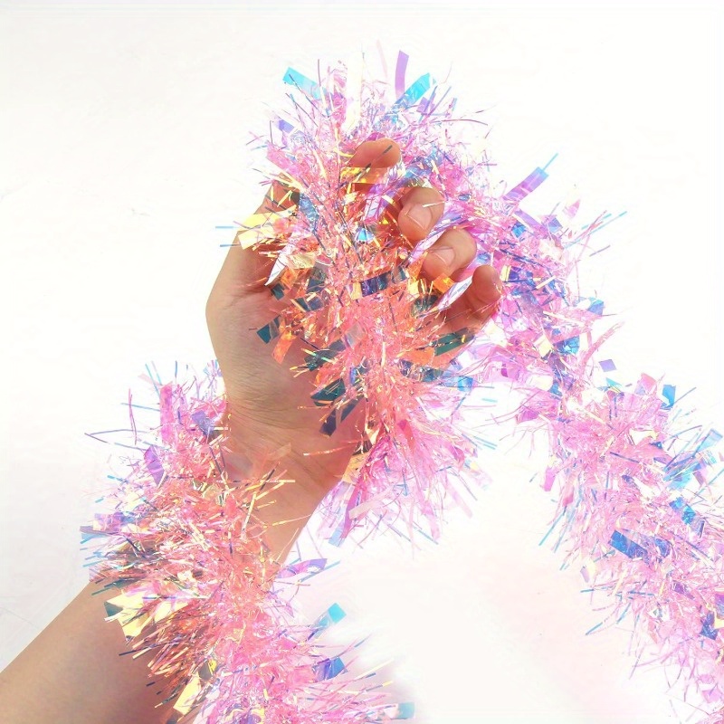 Różowa girlanda świąteczna o d – Tinsel Garland Decoration recenzja i cena