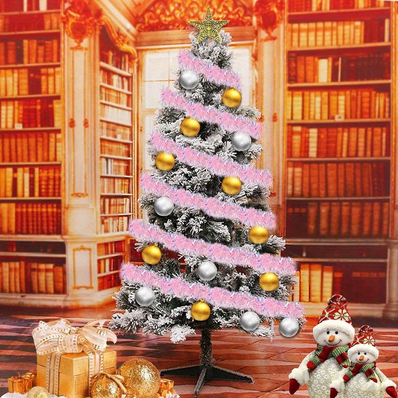 Różowa girlanda świąteczna o d – Tinsel Garland Decoration recenzja i cena